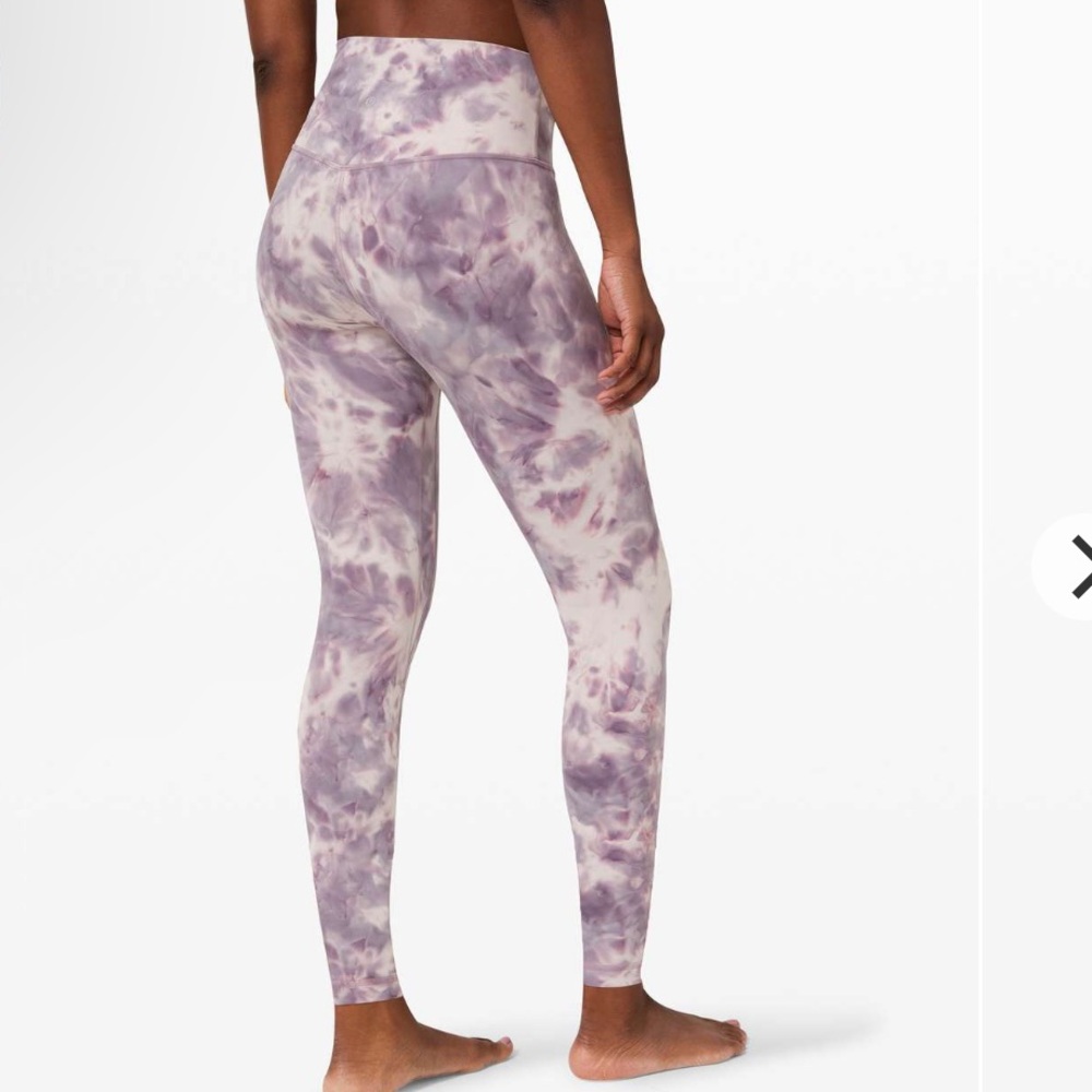 Lululemon Align leggings 28" *Diamond Dye Pink Bliss Graphite Purple Tie-Dye